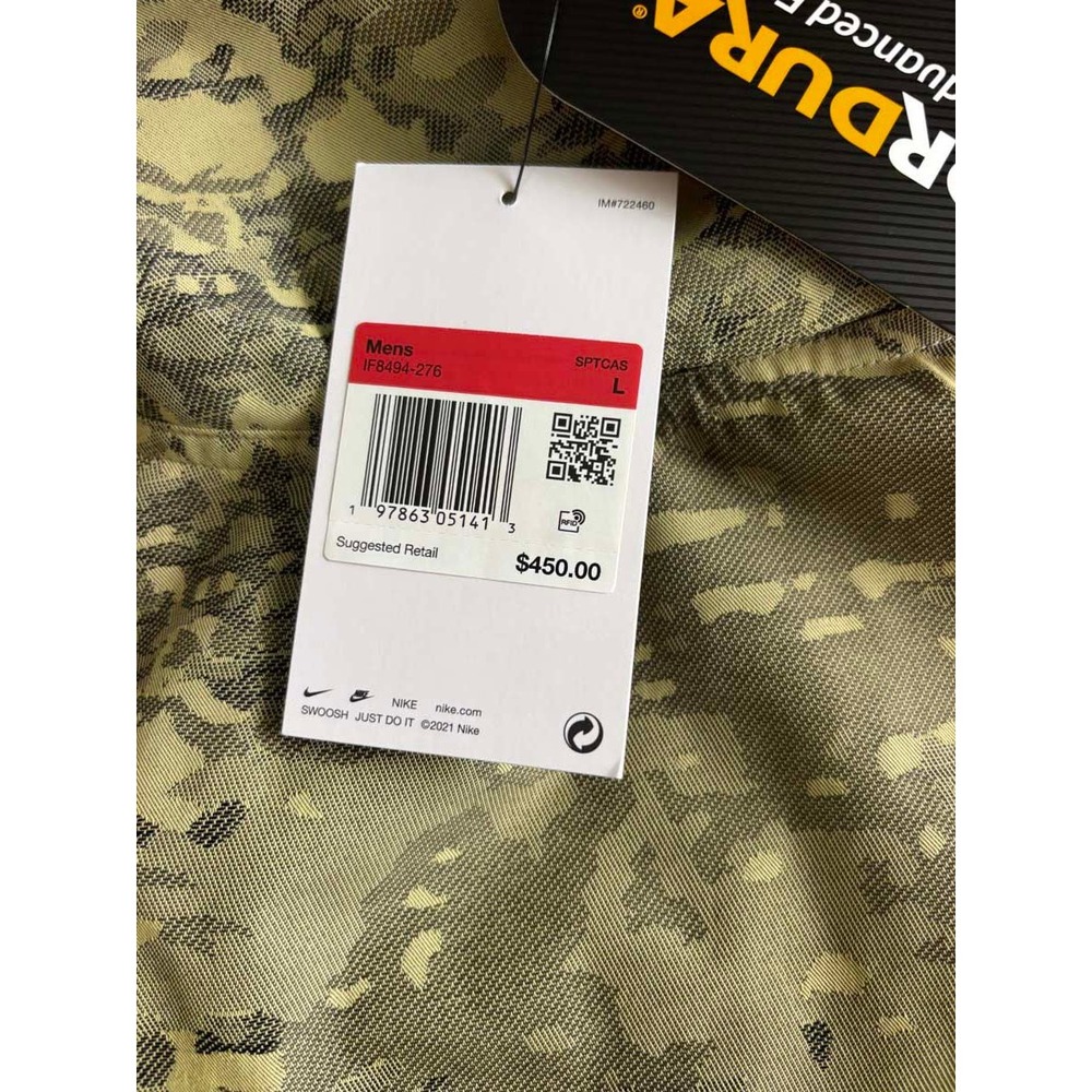 Nike Tech Woven CORDURA Jacket Neutral Olive Black IF8494-276 Large NWT $450 - Picture 9 of 16